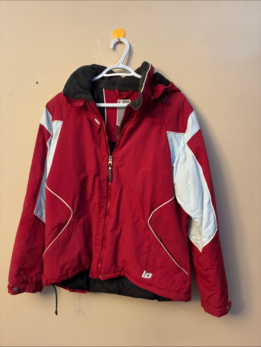 Lole Red and White Ski Jacket